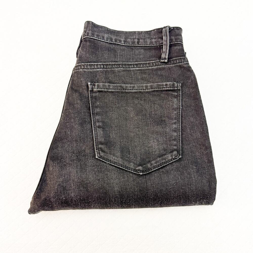 Frame Le Sylvie Slender Straight Tonal Stripe Denim Jeans Size 27